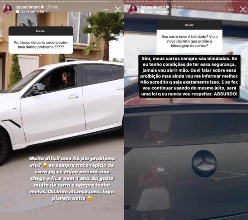 A influencer mostrou seu novo carro nas redes sociais - Foto: Reprodução / Instagram